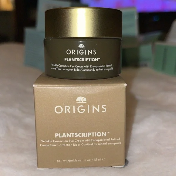 Origins Plantscription Wrinkle Correction Eye Cream with Retinol 15ml/ 0.5floz
